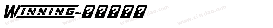 Winning字体转换