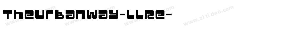 TheUrbanWay-llRe字体转换