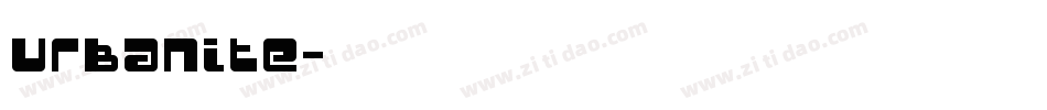 Urbanite字体转换