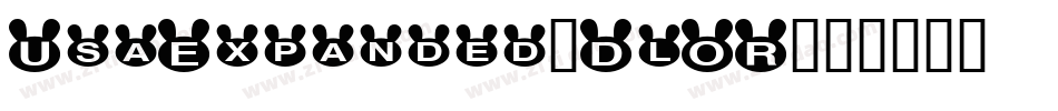 UsaExpanded-DlOR字体转换
