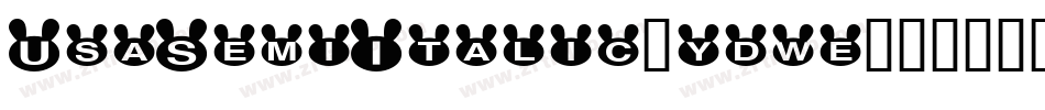 UsaSemiItalic-ydwe字体转换