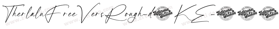 TherlaluFreeVersRough-d1KE字体转换 TherlaluFreeVersRough-d1KE字体转换