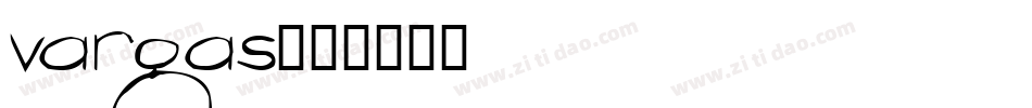 vargas字体转换