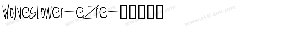 WolvesLower-eZre字体转换