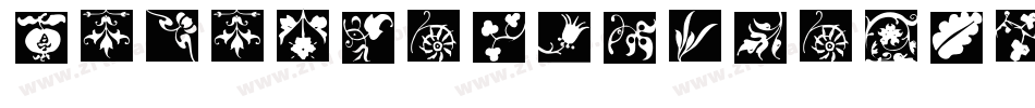 BodoblackSquaresInvers字体转换