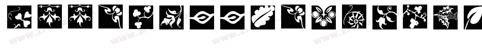 WoodcuttedCapsInvers字体转换