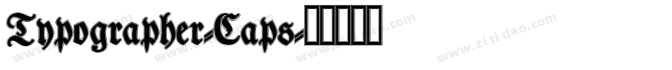 Typographer-Caps字体转换