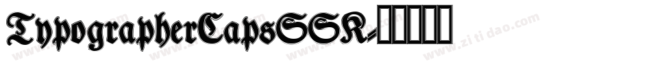 TypographerCapsSSK字体转换