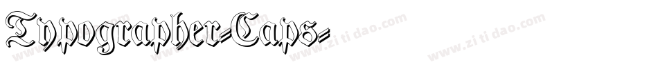 Typographer-Caps字体转换