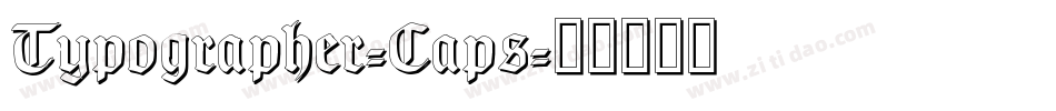 Typographer-Caps字体转换