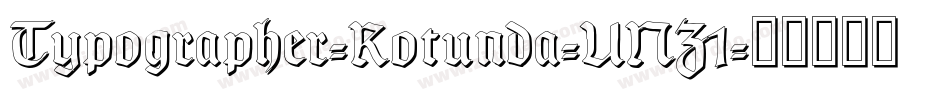 Typographer-Rotunda-UNZ1字体转换