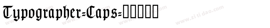 Typographer-Caps字体转换