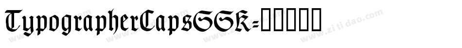 TypographerCapsSSK字体转换