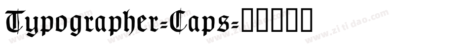 Typographer-Caps字体转换