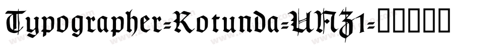 Typographer-Rotunda-UNZ1字体转换