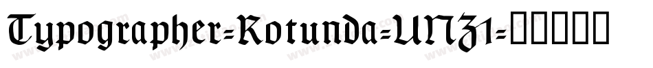 Typographer-Rotunda-UNZ1字体转换
