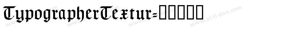TypographerTextur字体转换