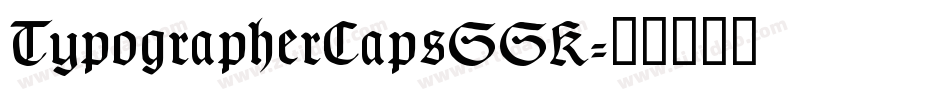 TypographerCapsSSK字体转换