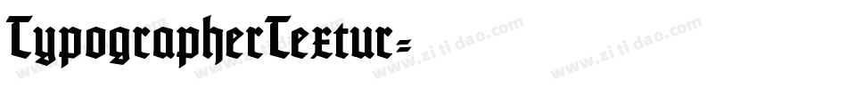 TypographerTextur字体转换