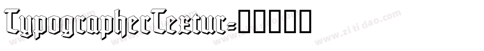 TypographerTextur字体转换