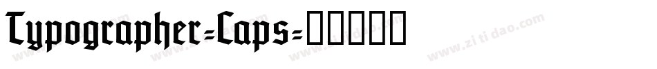 Typographer-Caps字体转换