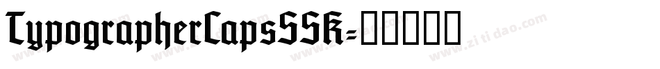 TypographerCapsSSK字体转换