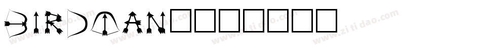 BIRDMAN_字体转换