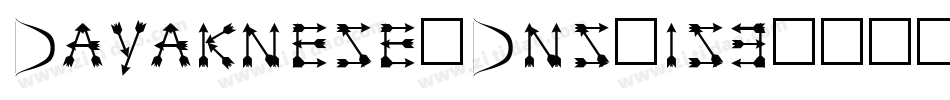 Dayaknese_DNS_153字体转换