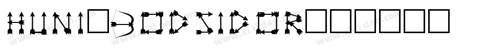 Huni_Bodsidor字体转换