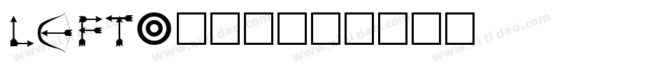 LEFTO___字体转换
