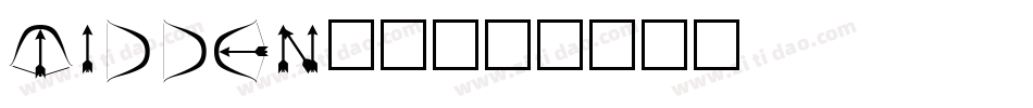 MIDDEN__字体转换