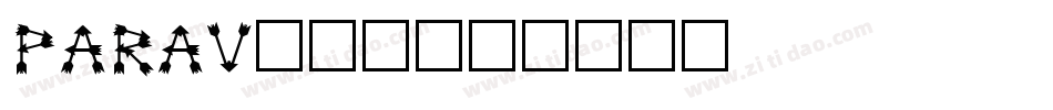 PARAV___字体转换