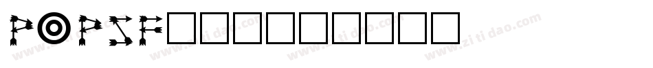 POPSF___字体转换