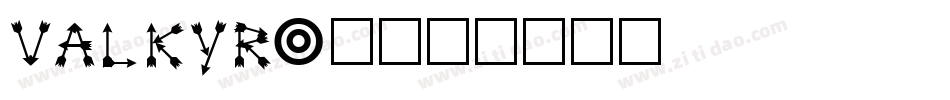 VALKYRO_字体转换