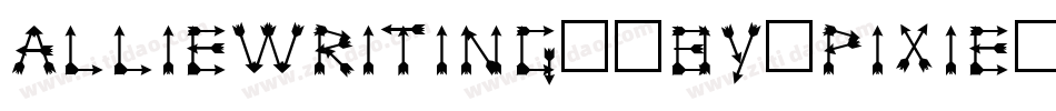 alliewriting__by_pixie_dixie_rulz字体转换
