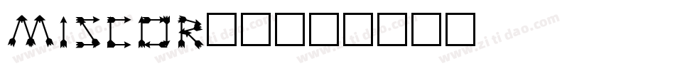miscor__字体转换