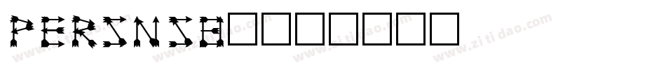 persnsb_字体转换