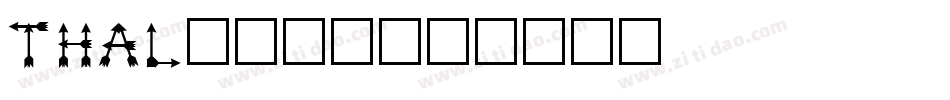 thal____字体转换
