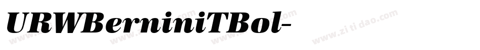 URWBerniniTBol字体转换