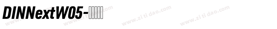 DINNextW05字体转换