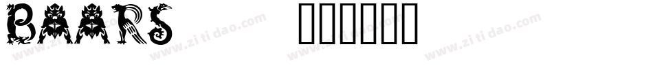 BAARS___字体转换