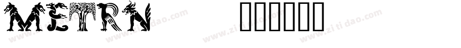 METRN___字体转换
