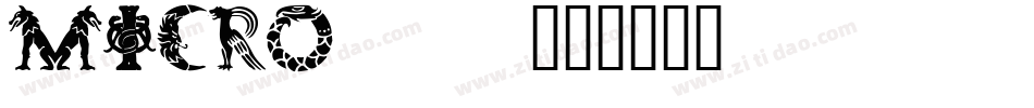 MICRO___字体转换