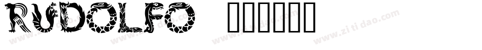 RUDOLFO_字体转换