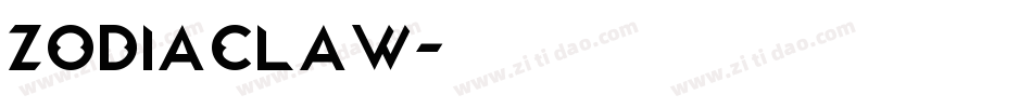 zodiaclaw字体转换