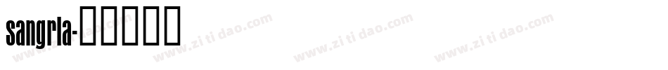 sangria字体转换