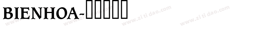 BIENHOA字体转换