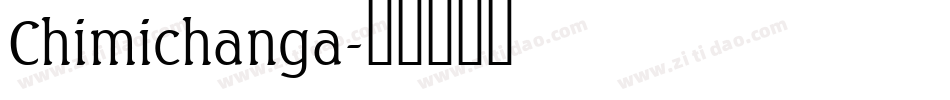 Chimichanga字体转换