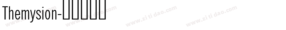 Themysion字体转换