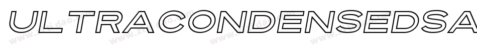 UltraCondensedSansOne字体转换